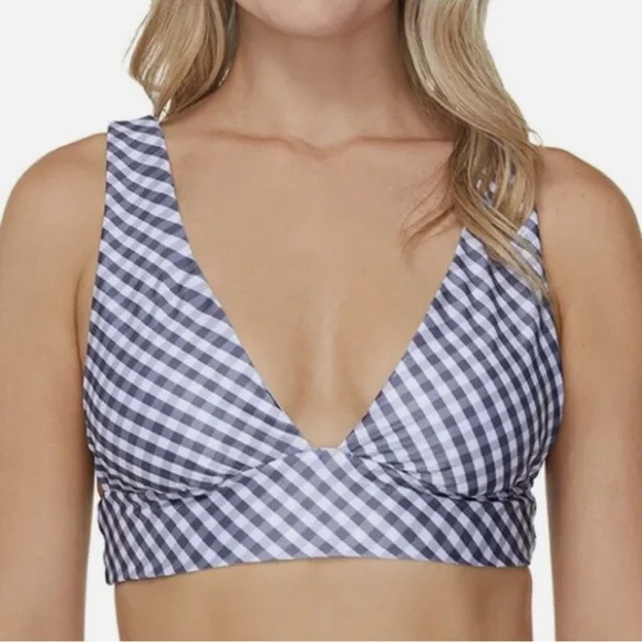 Raisins Reversible Tropical/Gingham Bikini Set Size XL
